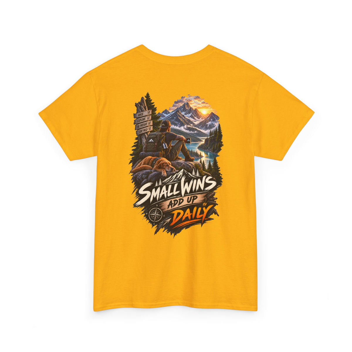 Small Wins Add Up Daily - Front & Back Print