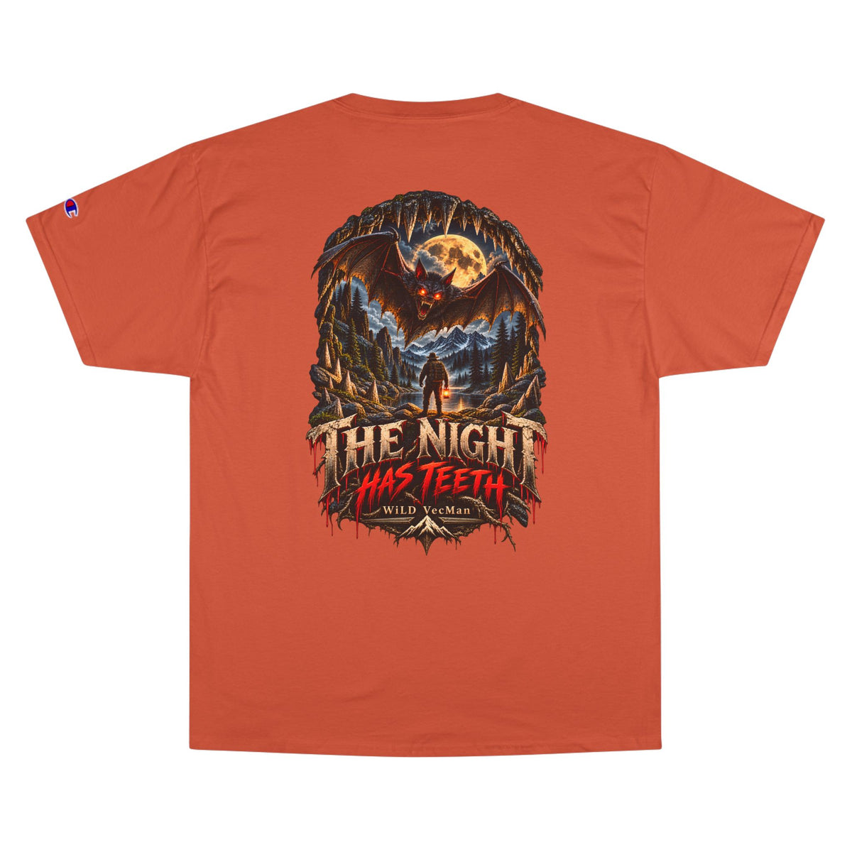 The Night Has Teeth - WiLD Vecman Halloween T-Shirt