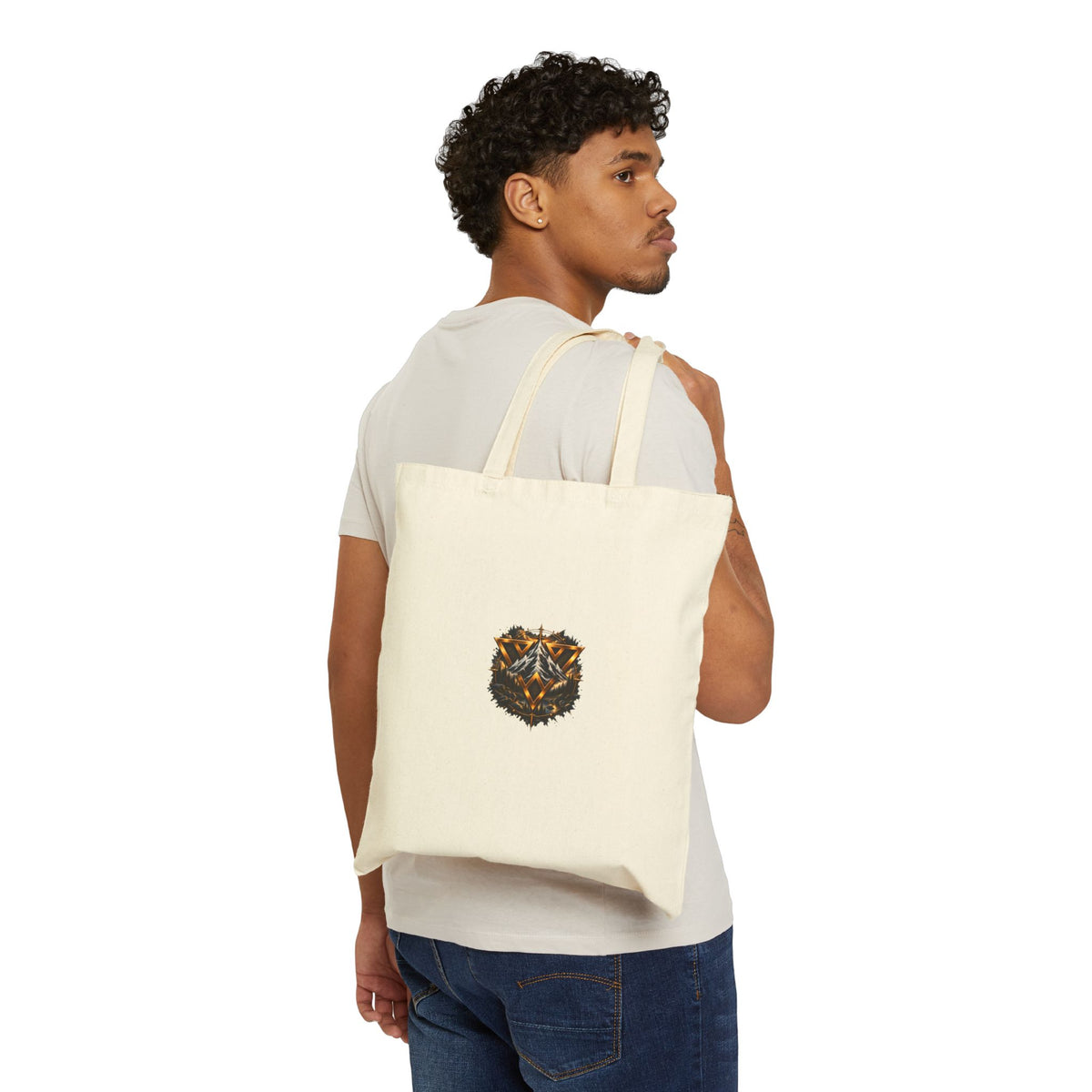 Tote Bag — Geometric WiLD VecMan Canvas Tote