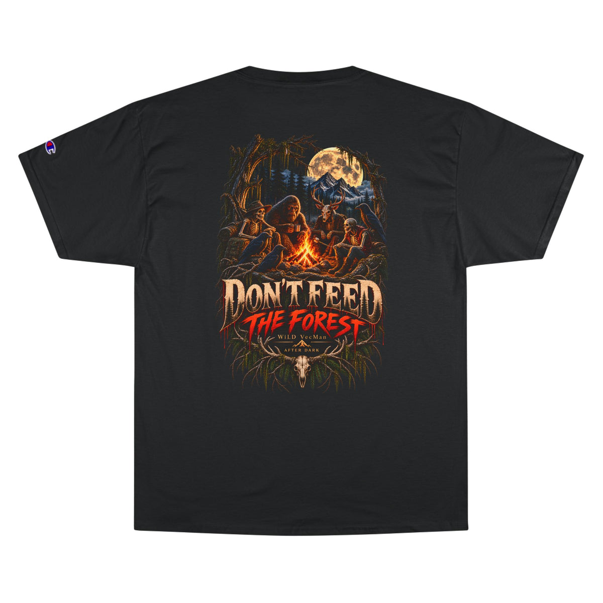 Don't Feed the Forest - WiLD VecMan Halloween T-Shirt