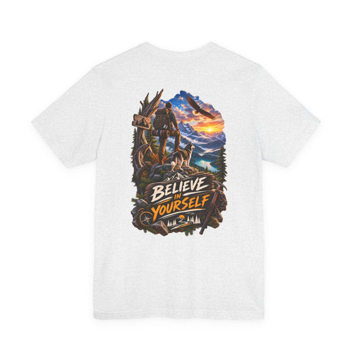 T-shirt Aventure en montagne « Crois en toi »