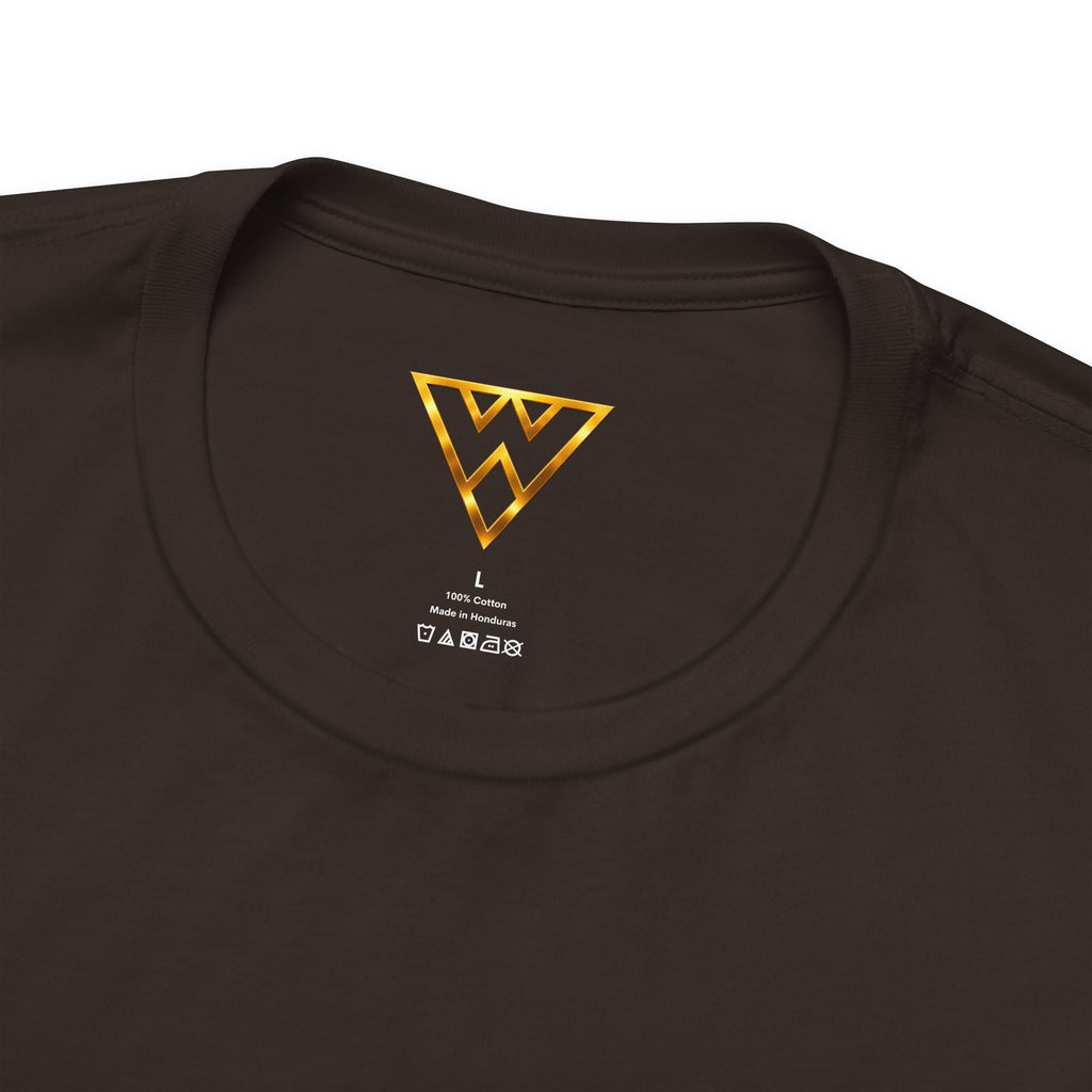 Sunset Campfire Western Tee — "Not All Who Wander Are Lost"