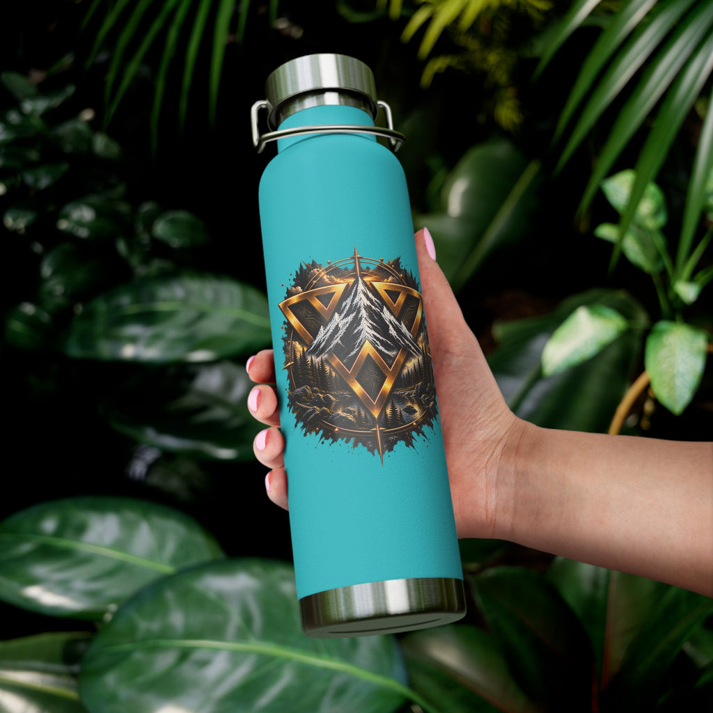 22oz Copper Vacuum Insulated Bottle — WilD VecMan Forest Design