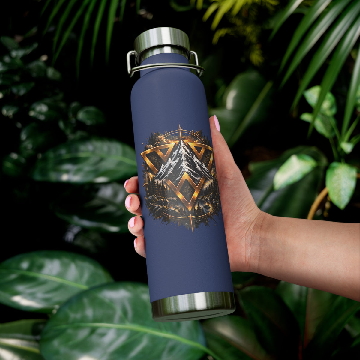 22oz Copper Vacuum Insulated Bottle — WilD VecMan Forest Design