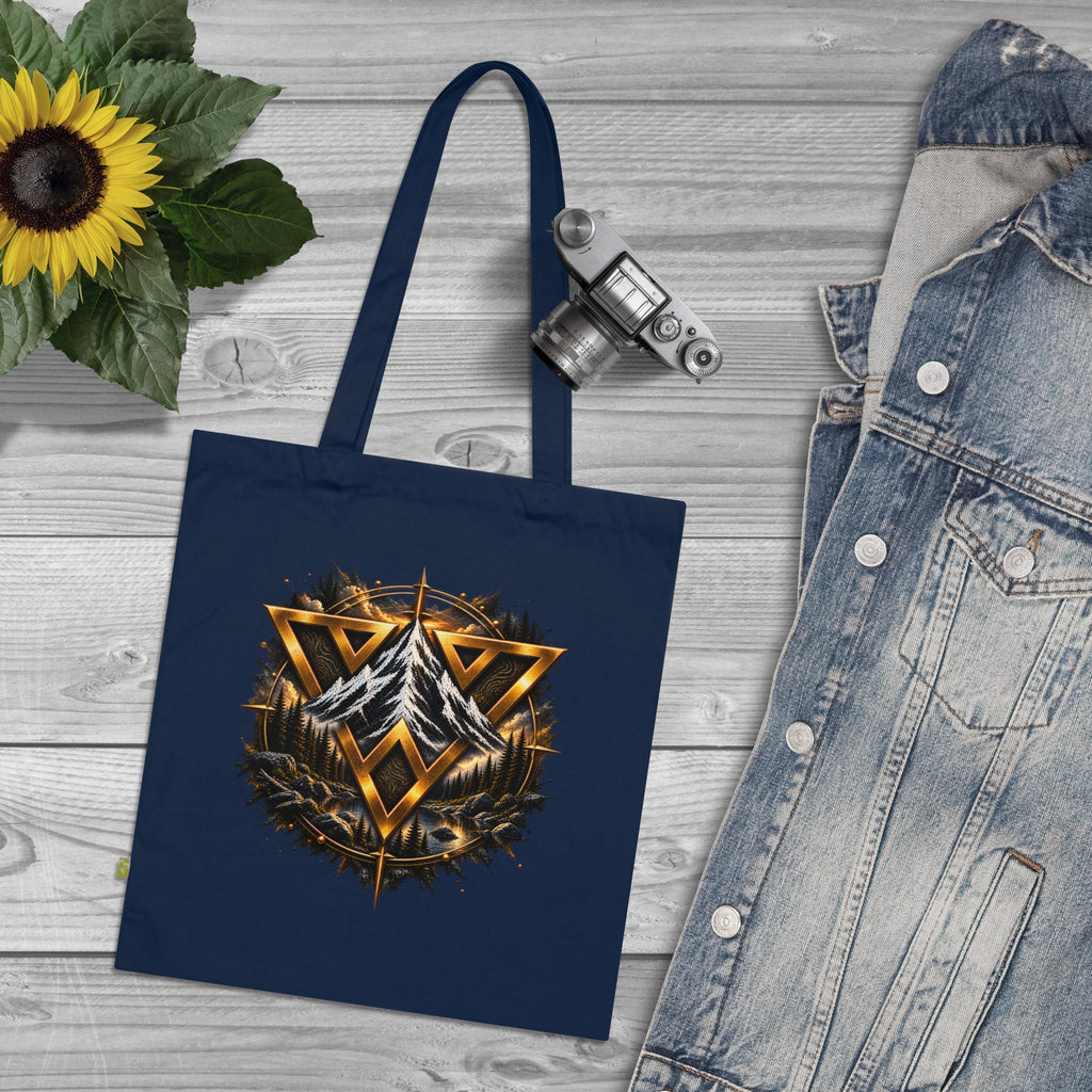 Tote Bag — WilD VecMan Viking Triangle Emblem Organic Cotton Tote
