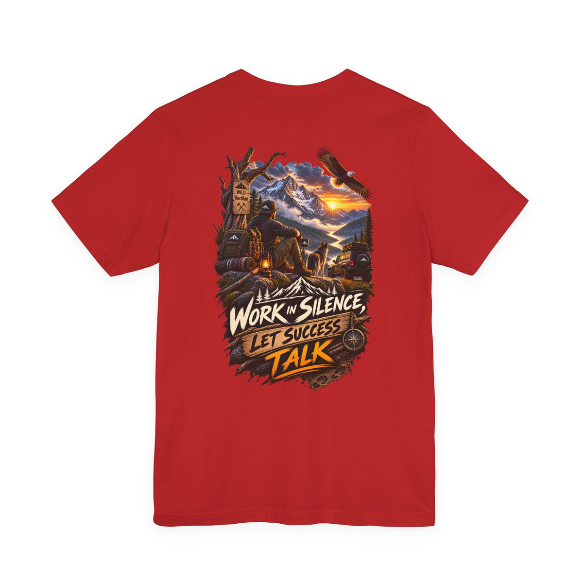 Work in Silence Let Success Talk Tee — Motivational Graphic T‑Shirt