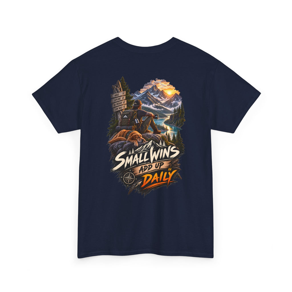 Small Wins Add Up Daily - Front & Back Print