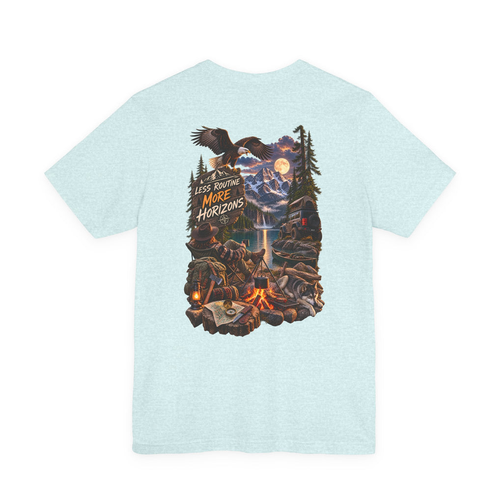Moins de routine, plus d'horizons - T-shirt