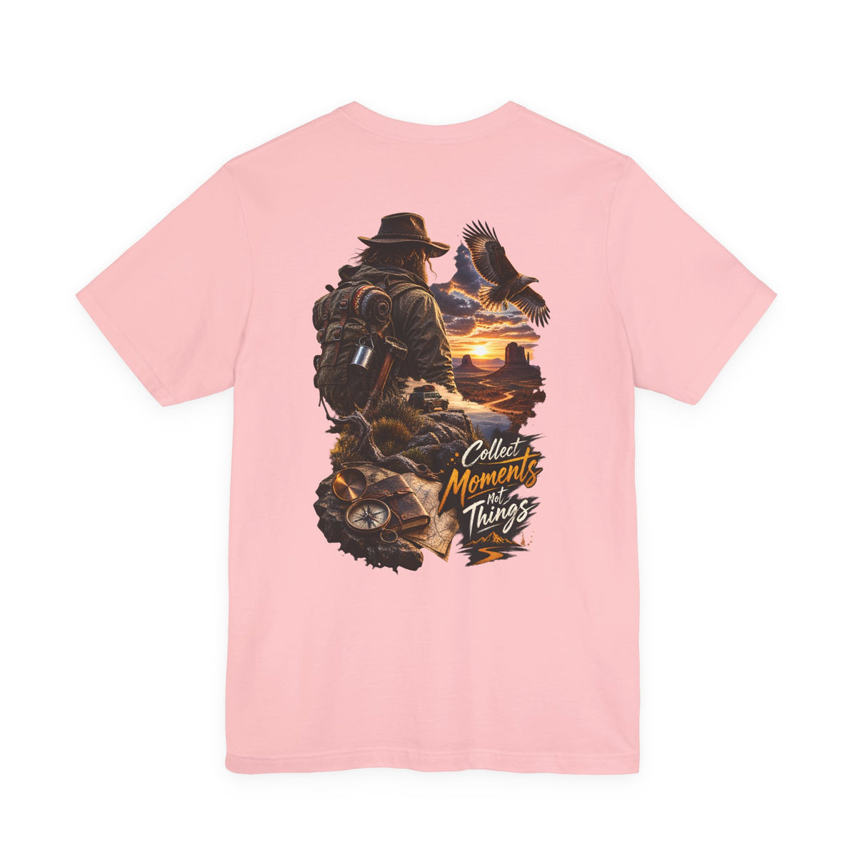 Adventure Tee — “Collect Moments Not Things” Scenic Hiking T-Shirt
