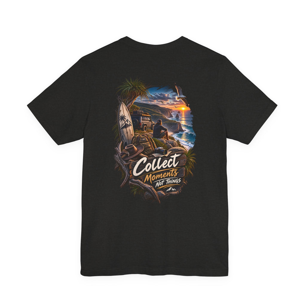 T-shirt de plage Collectez des moments, pas des choses