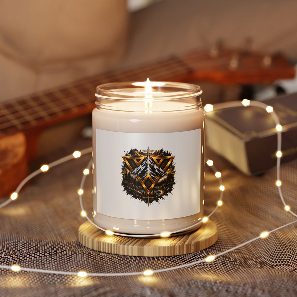 WiLD VecMan logo Scented Soy Candle — 9oz Cabin Forest Aroma