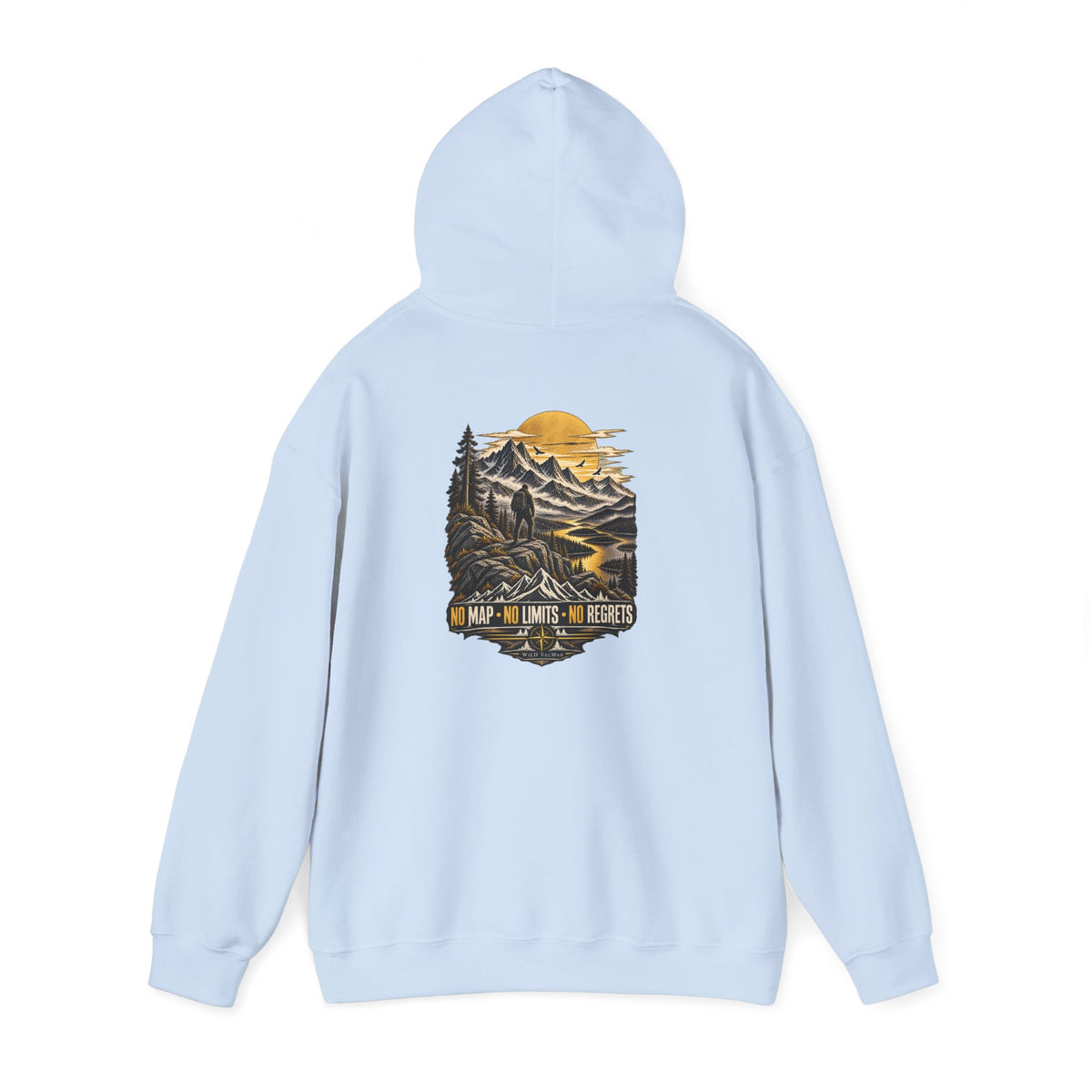 NO MAP, NO LIMITS, NO REGRETS - WiLD VecMan  Hoodie