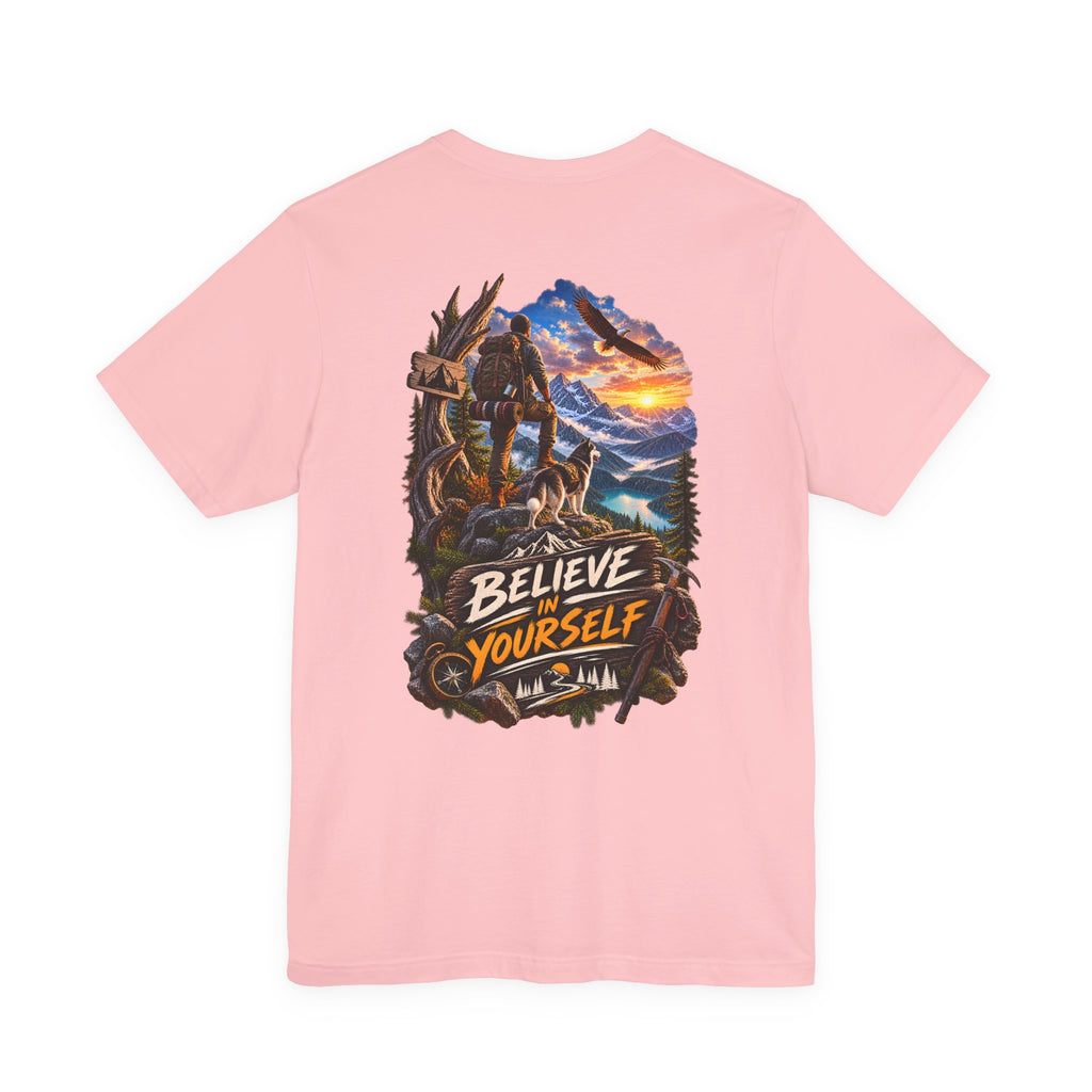 T-shirt Aventure en montagne « Crois en toi »